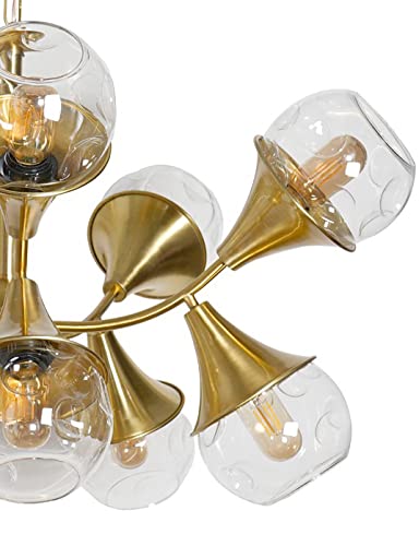 Trumpet 10 Light Chandelier Light - Image 3