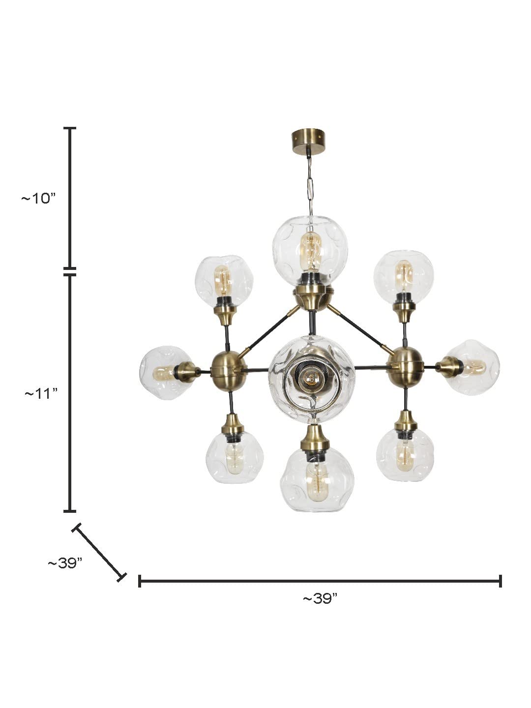 Chandeiler Triangle Love CH-10 - Image 3