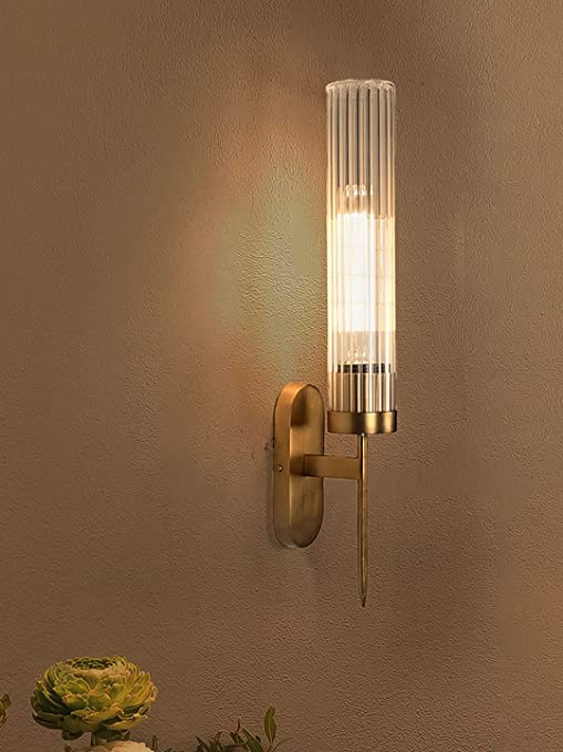 Golden Mini Torchiere Wall Sconce - Image 9