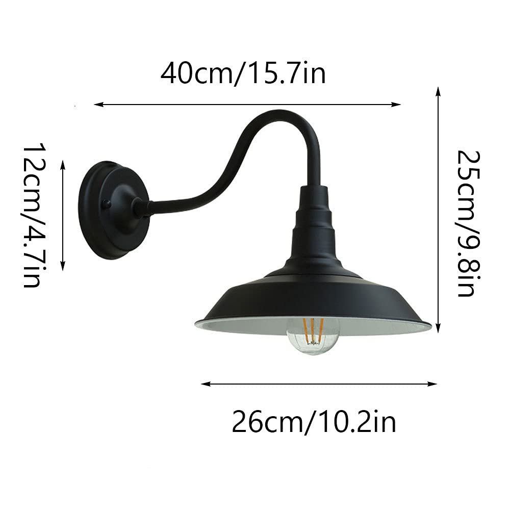 American Black Texture Finish Wall Light - Image 3