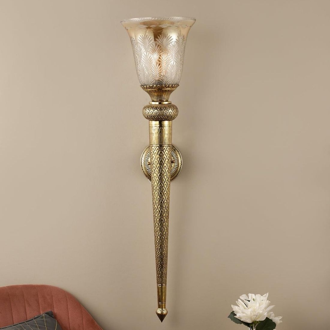 Antique-Gold-Diamond-Pattern-Torch-Finish-Vintage-Wall-Mashal
